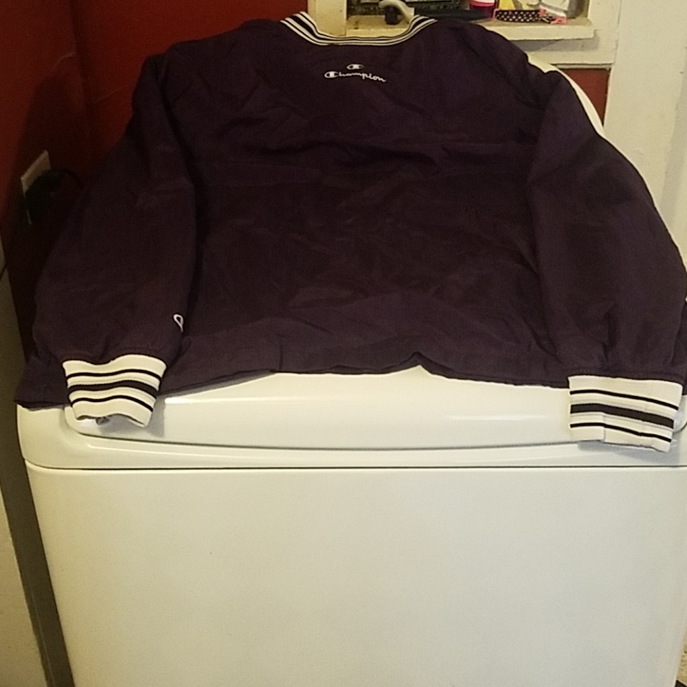 Mens Vintage champion lsu tiger jacket shirt sz XL - Picture 6 of 7